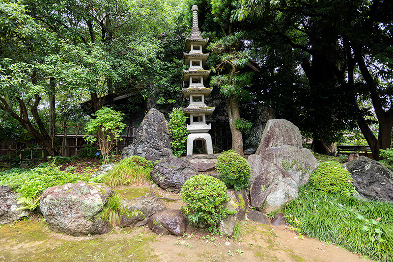五重塔を須弥山に見立てている