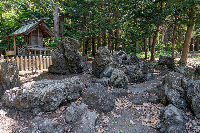 穂多木神社　石庭