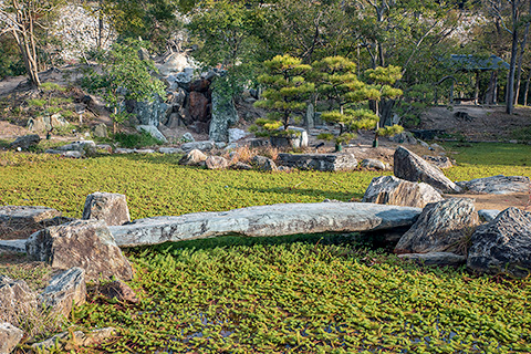 明石城 武蔵の庭園