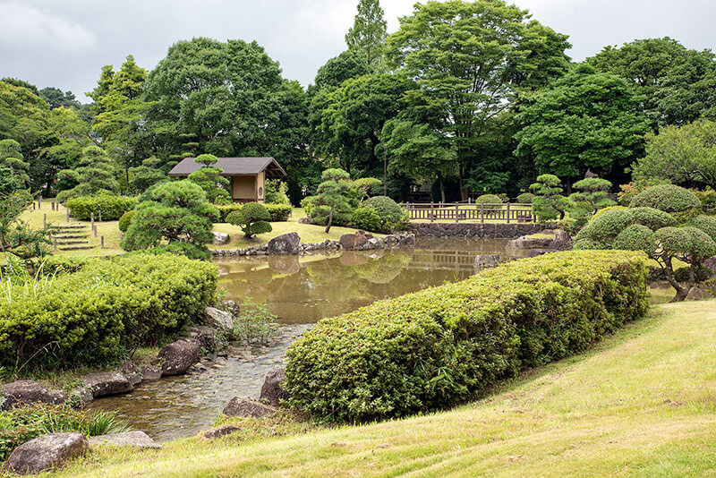 気持ち良い日本庭園