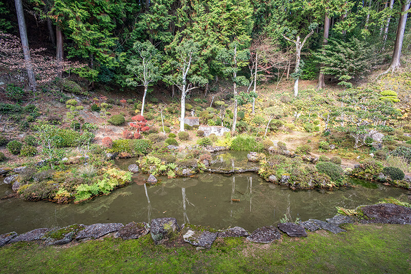 明治時代に作庭された池泉観賞式庭園