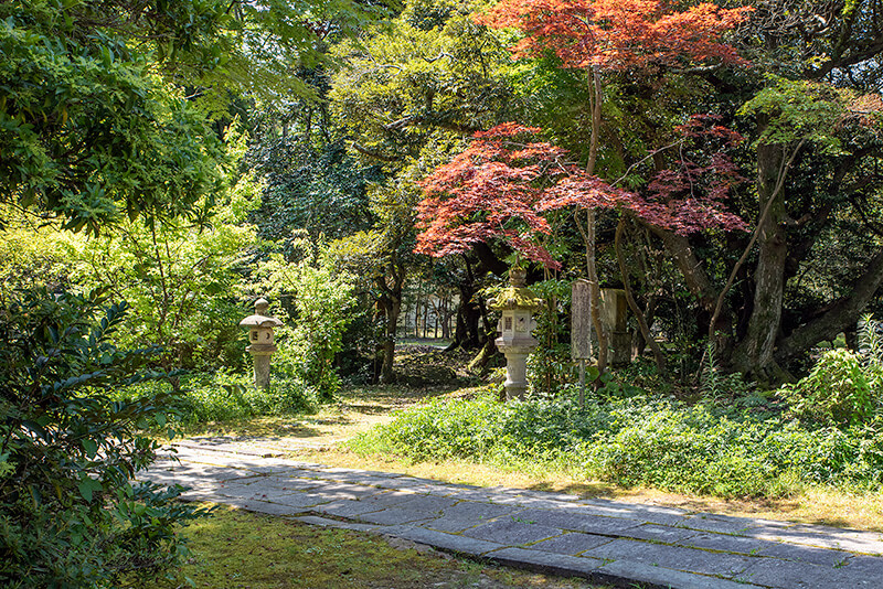 大名庭園が神社に残されているというのは珍しい