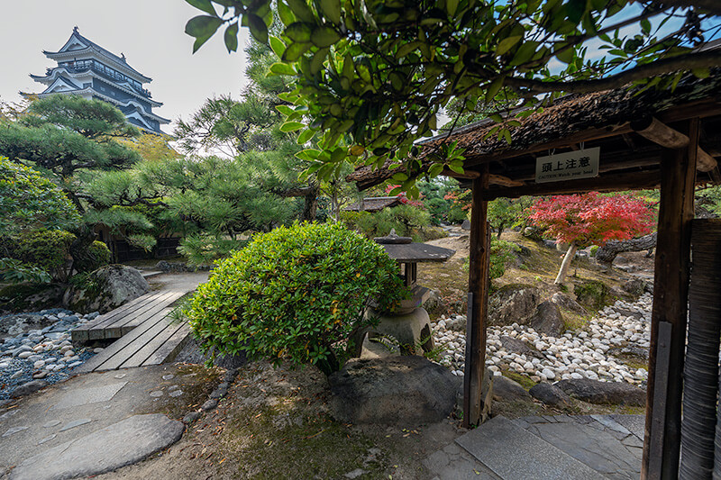 福山城と日本庭園