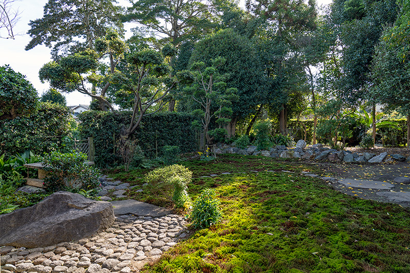 中根研究所により作庭された露地