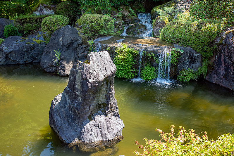 翡翠園の滝