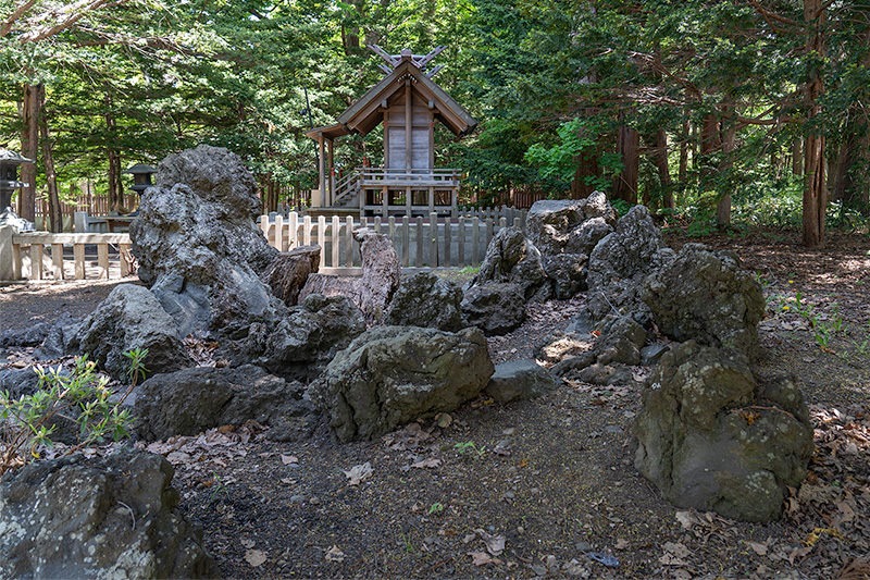 穂多木神社　石庭