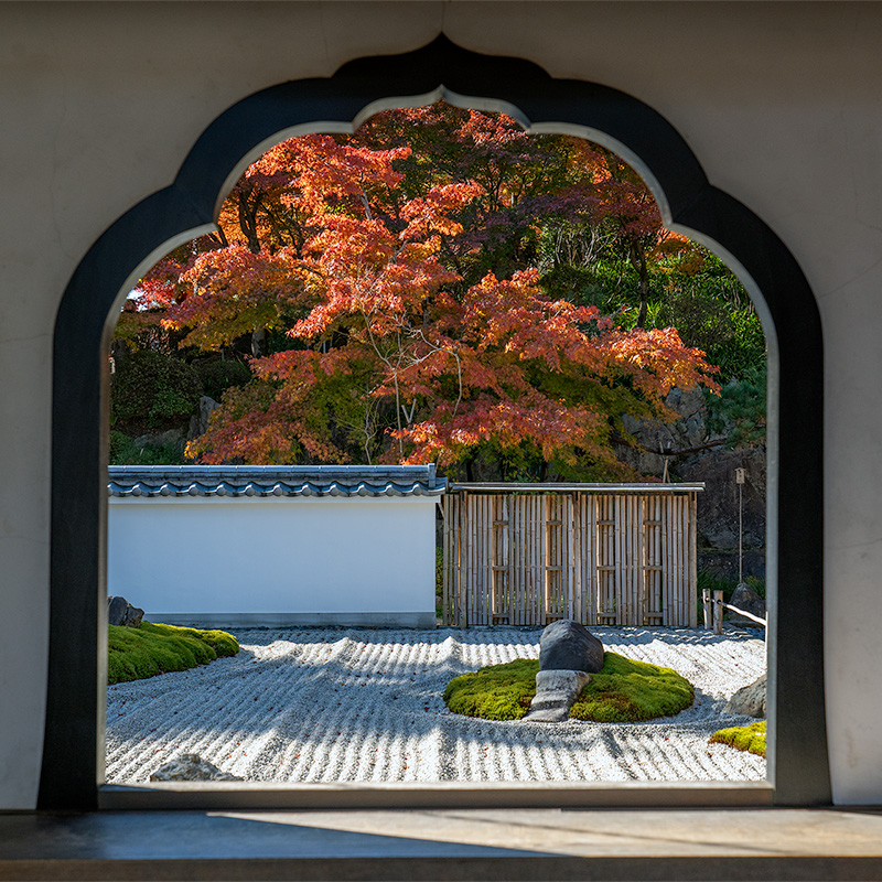 碧層々の庭