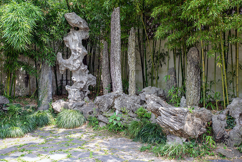石筍と太湖石