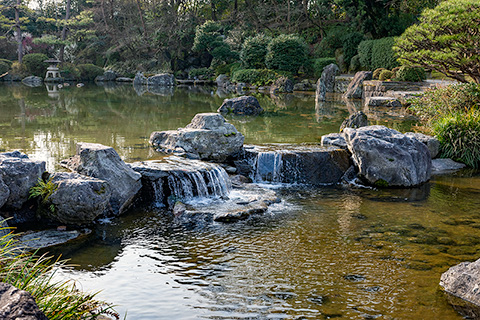 石橋文化センター　日本庭園