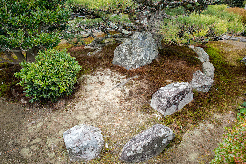 亀島の中心石