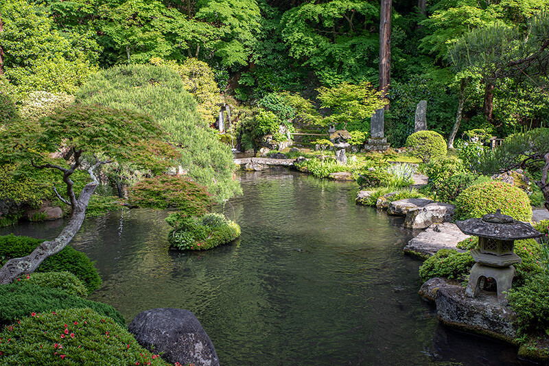 地蔵寺の池泉庭園