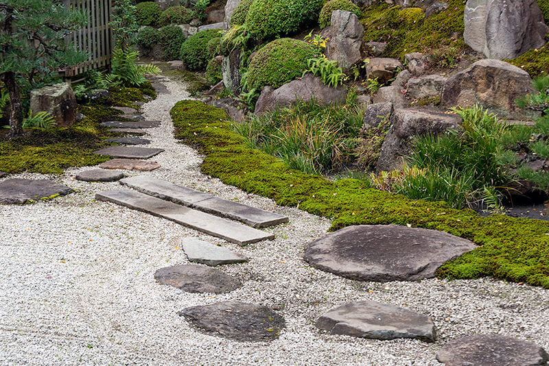 浄土寺庭園　飛び石