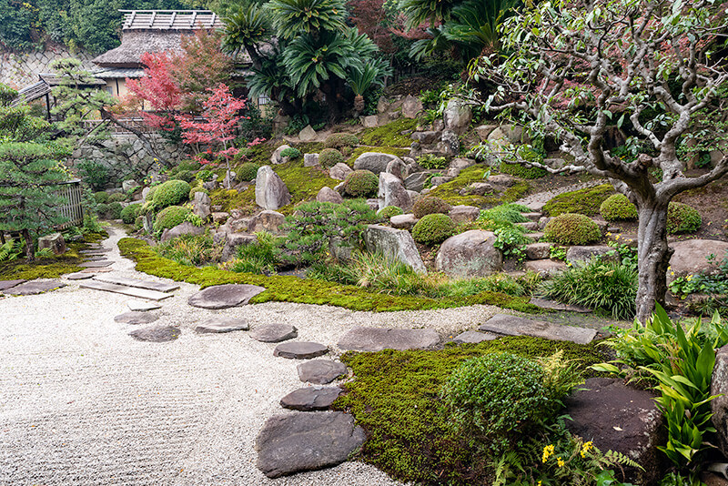 浄土寺庭園と茶室「露滴庵」