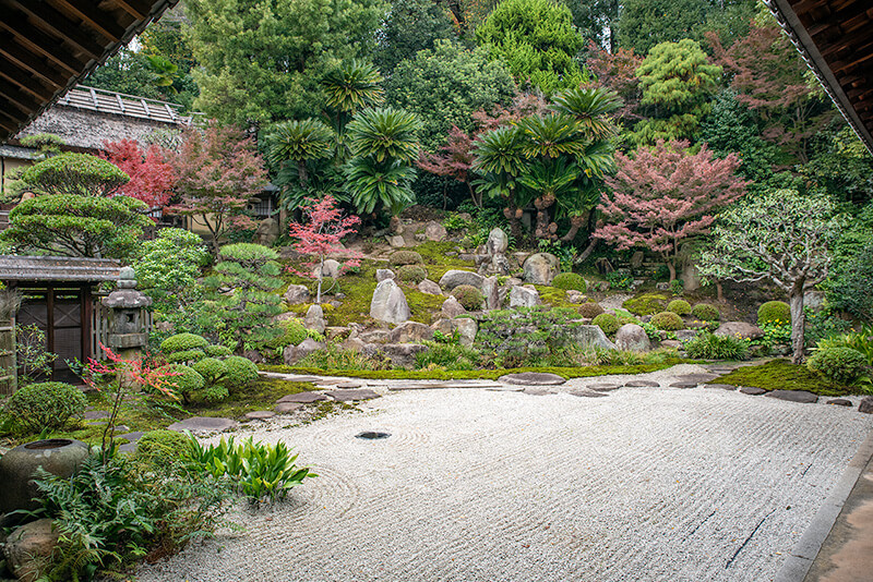 浄土寺庭園　平庭と築山