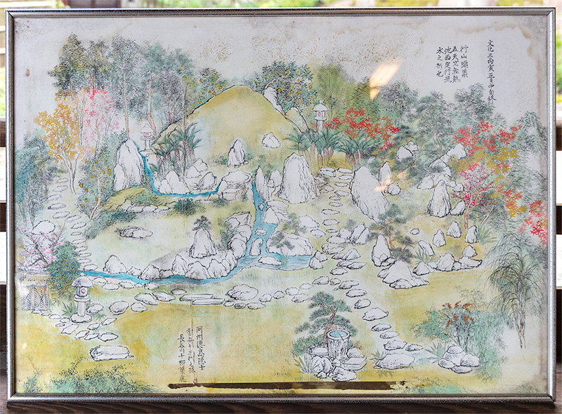 日本庭園の見取り図