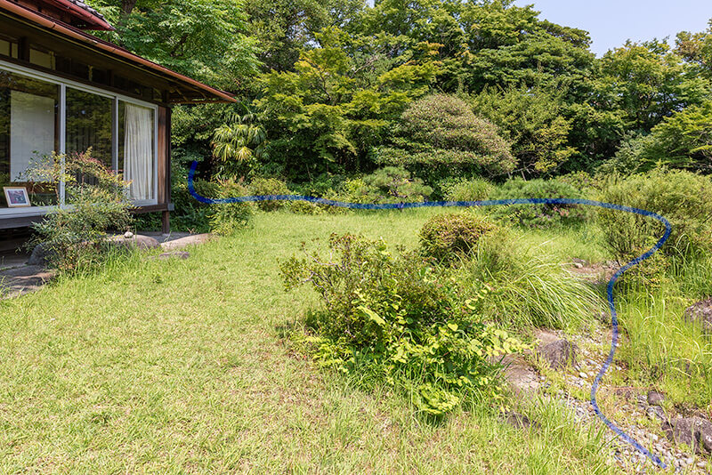 再整備前の皆春荘