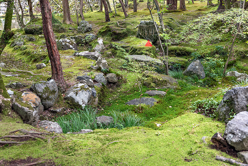 西芳寺庭園(苔寺)の旧滝口