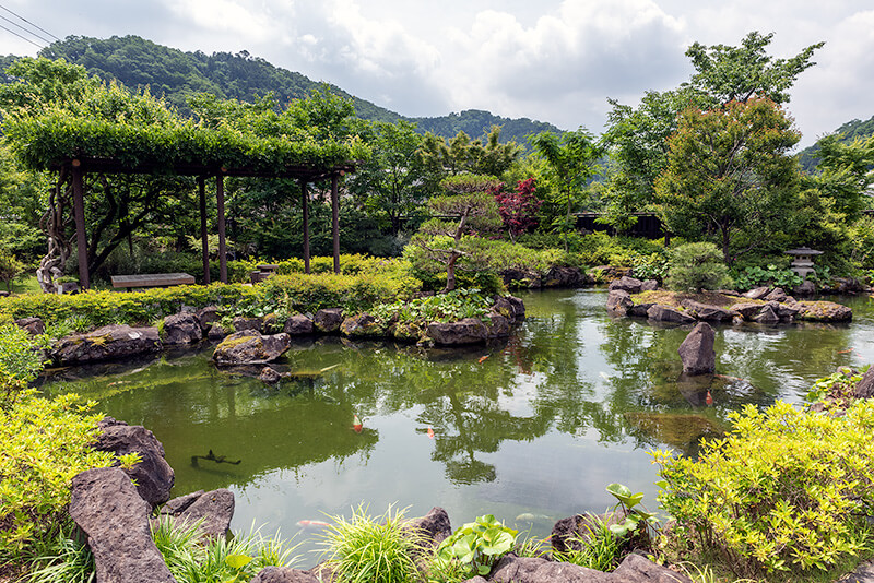 八王子で常時一般公開されている唯一の日本庭園