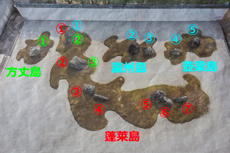 心和の庭を図解