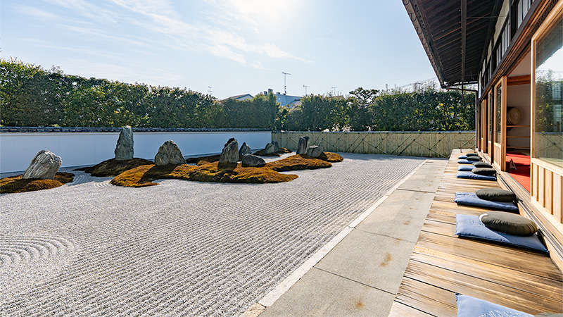 高低差を設けた野筋