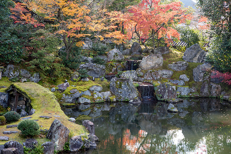 三宝院庭園　三段の滝