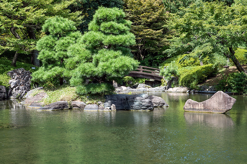 亀島と舟石。