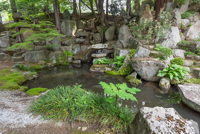 安土桃山時代の池泉庭園