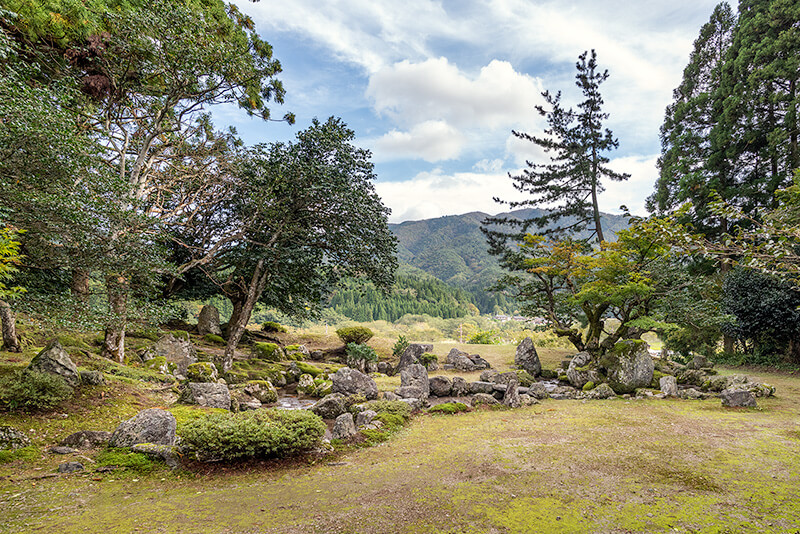 旧秀隣寺庭園（足利庭園）の全景