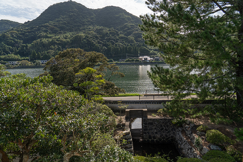 船着き場と橋本川